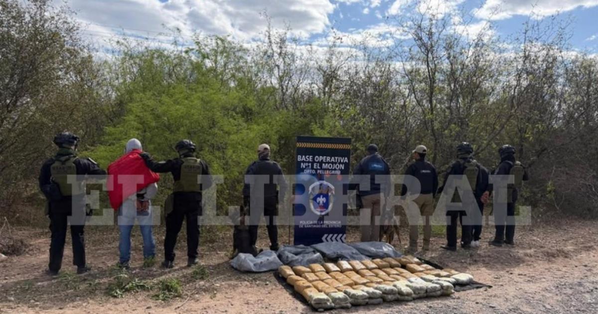 Secuestran 58 kilos de marihuana y cae un mix de narcos saltentildeos-santiaguentildeos
