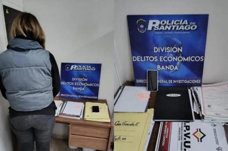 OPERATIVO Gonz�lez fue detenida por Delitos Económicos en su casa