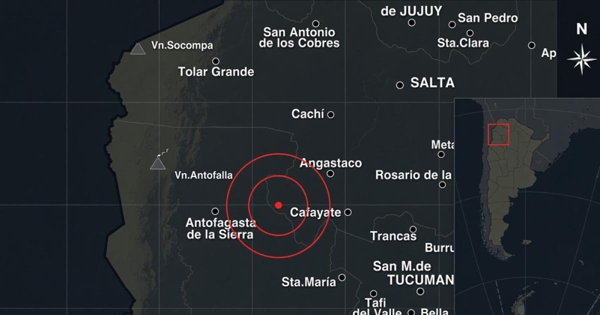 El movimiento ocurrió a las 7-06 y tuvo una profundidad de apenas seis kilómetros En San Miguel de Tucum�n alcanzó una intensidad III y fue percibido de manera aislada Foto-Contexto Tucuman