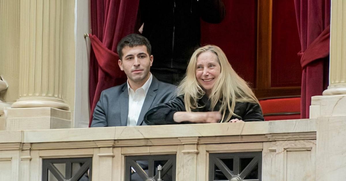 Karina Milei junto a Sharif Menem en la Cmara de Diputados