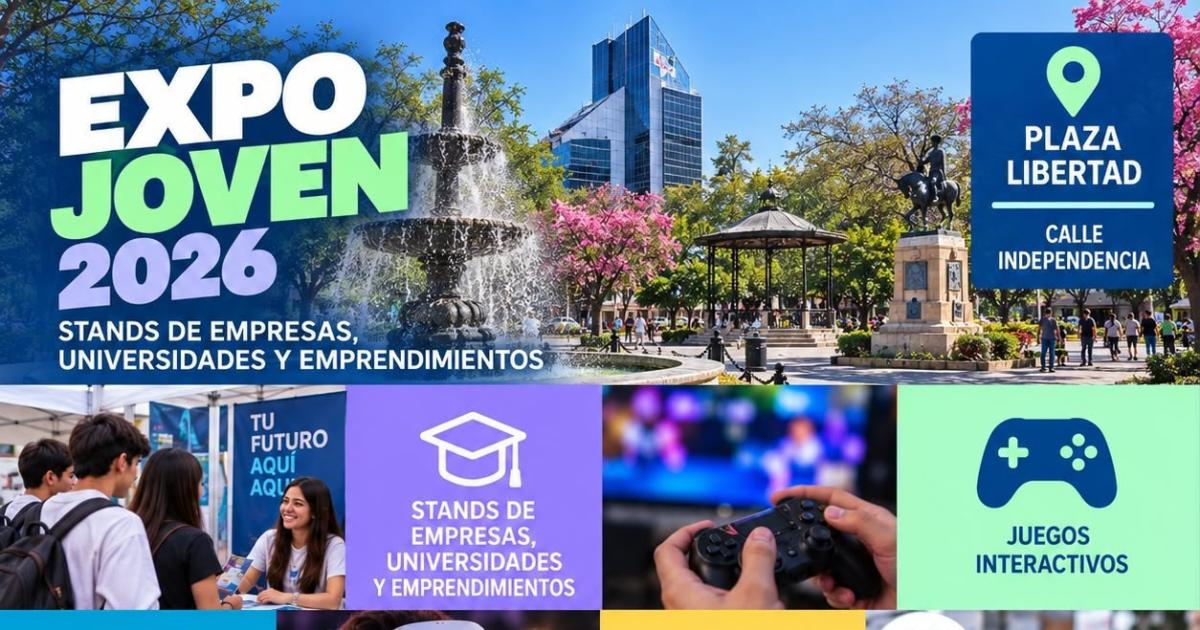 El saacutebado se realizaraacute en Plaza Libertad la Expo Joven 2026