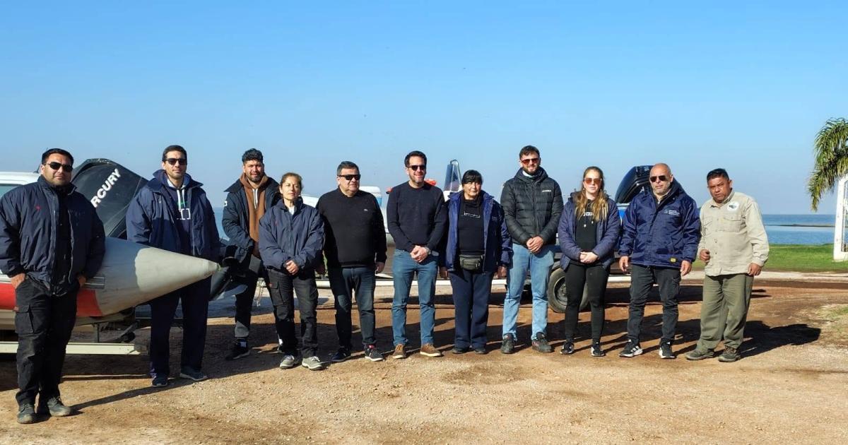 Inspeccionaron las aguas del Embalse de Río Hondo