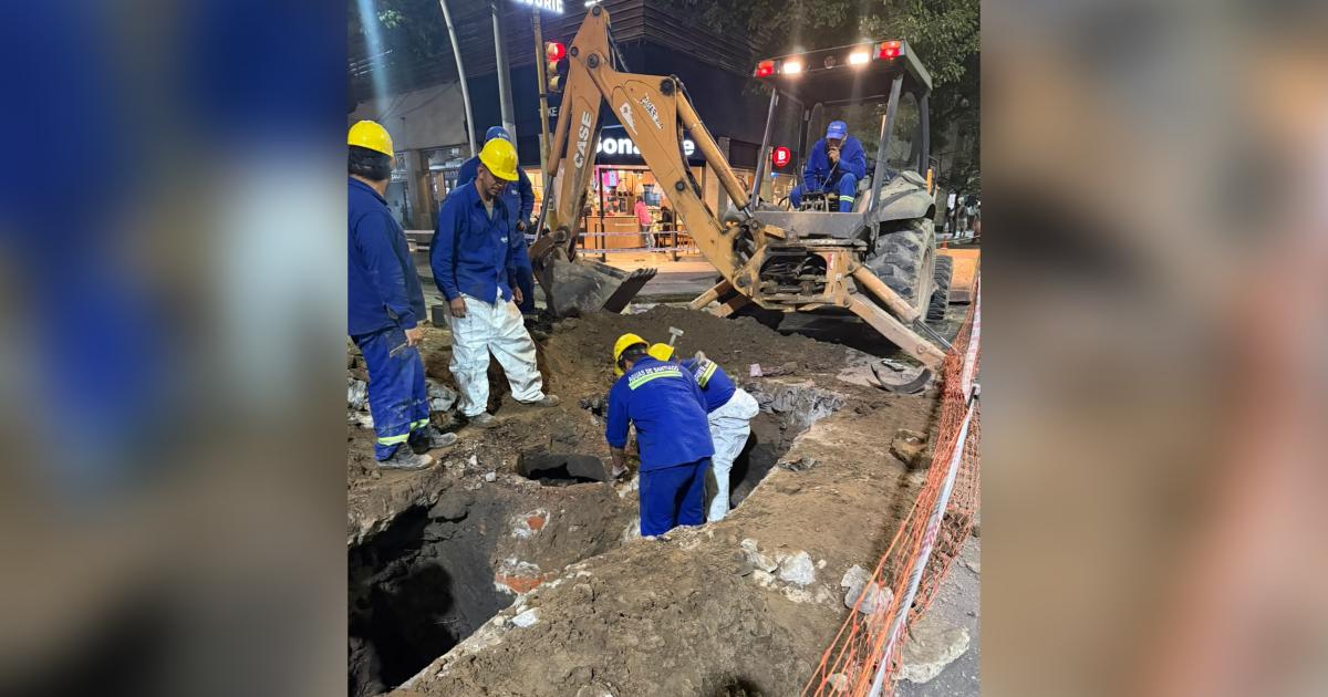 Modifican el traacutensito en 9 de Julio y Av Belgrano por obras de reparacioacuten