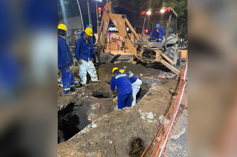 Modifican el traacutensito en 9 de Julio y Av Belgrano por obras de reparacioacuten