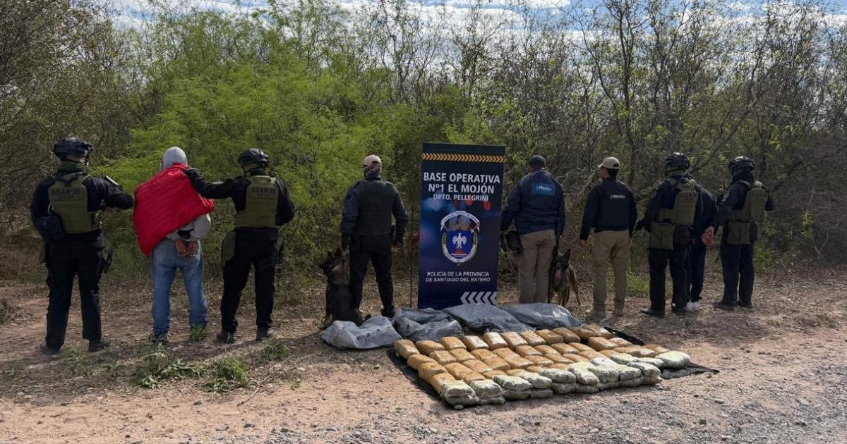 Una adolescente de 16 antildeos fue liberada tras caer una banda con 58 kilos de marihuana en Copo