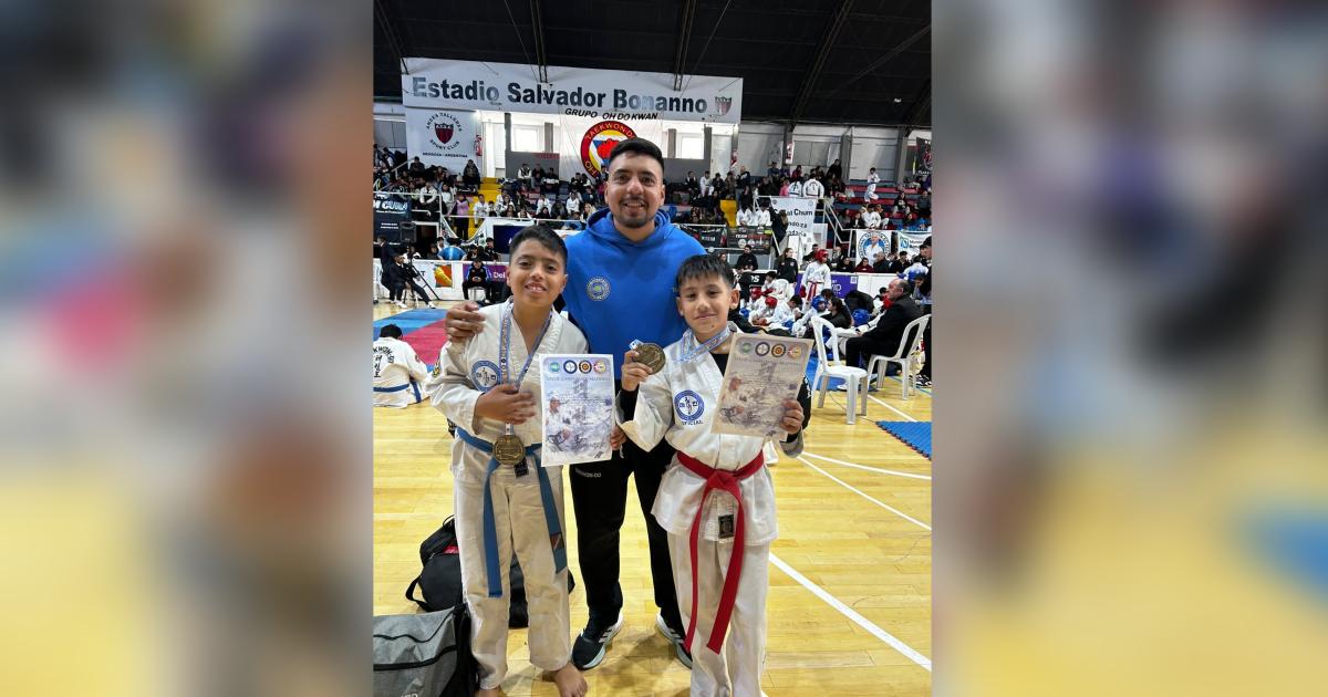 Dos hermanos santiaguentildeos brillaron en el Campeonato Argentino de Taekwon-Do ITF
