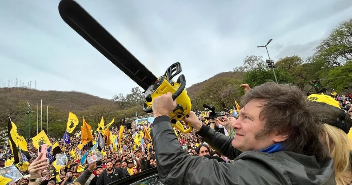 Por donde pasó Milei la motosierra en sus casi tres años de gobierno Foto- Agencia NA