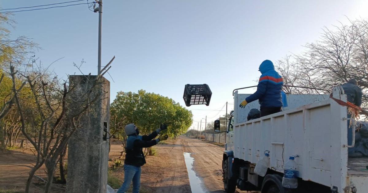 Fortalecen servicio de recoleccioacuten de residuos en Colonia El Simbolar