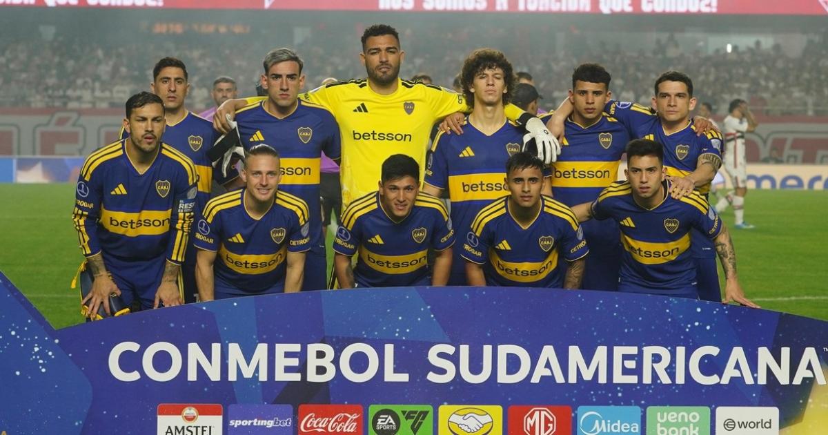 La formación de Boca para la revancha frente a San Pablo por la Copa Sudamericana Foto Marcelo Carroll - CLARIN