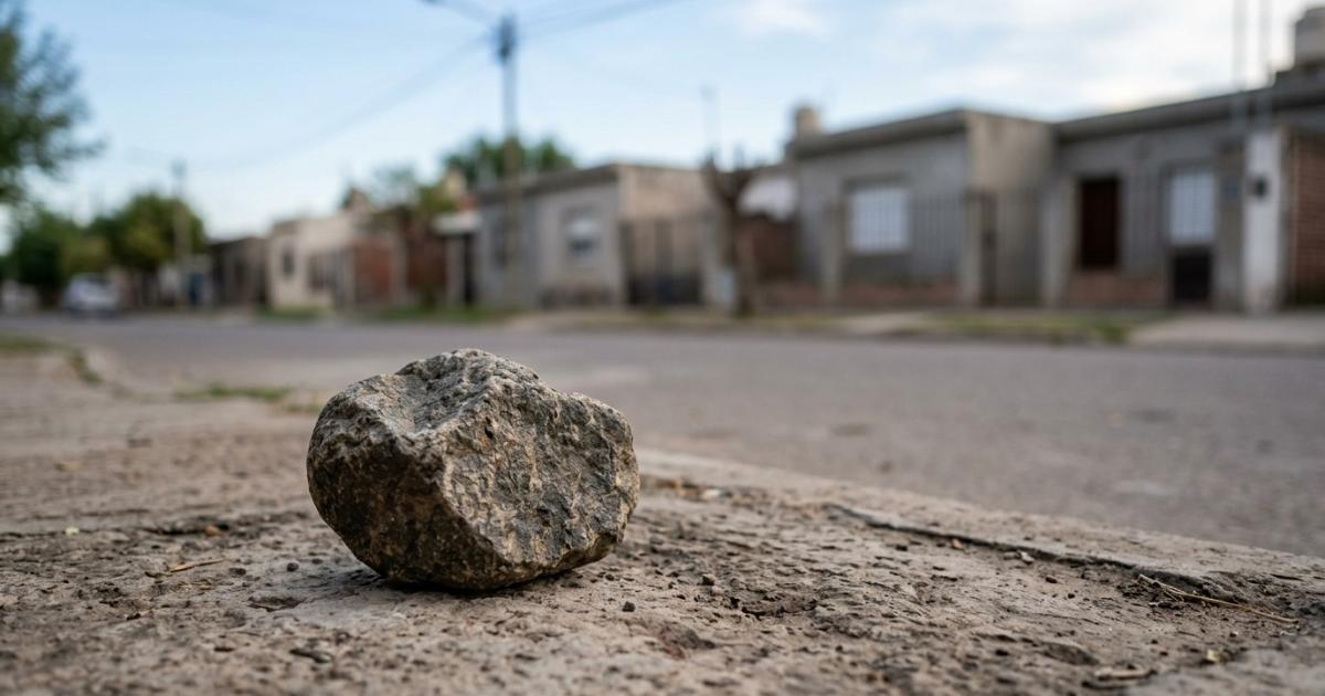 Herido en el rostro tras ser atacado con una piedra en el barrio Menéndez