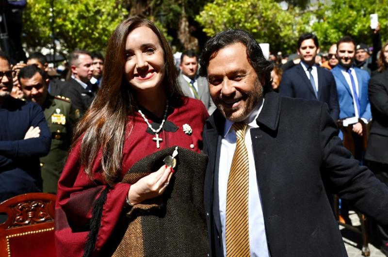 Villarruel sigue con agenda propia- en Salta se mostroacute con Saacuteenz y el enviado del Papa