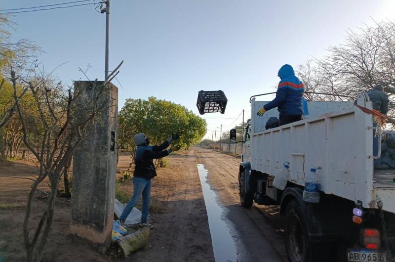 Fortalecen servicio de recoleccioacuten de residuos en Colonia El Simbolar