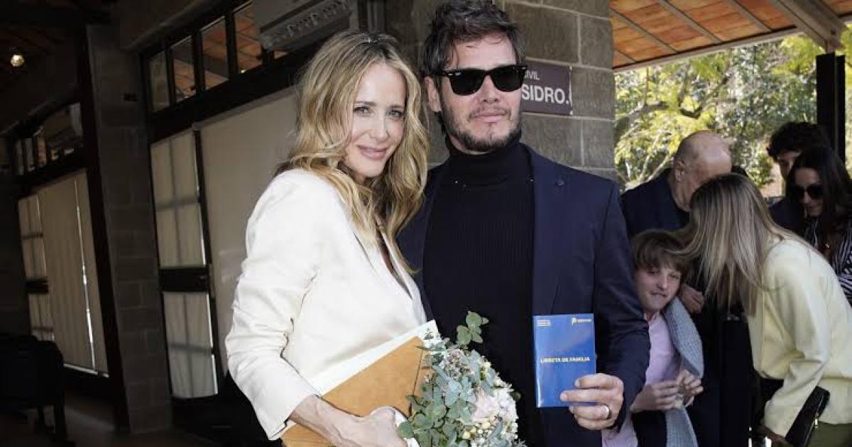 Julieta Prandi y Emanuel Ortega dieron el sí (Foto- Infobae)