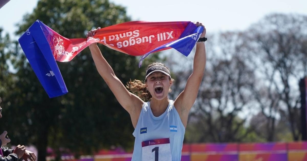 Catalina Serio ganó en pentatlón moderno (Foto- Juano Tesone)