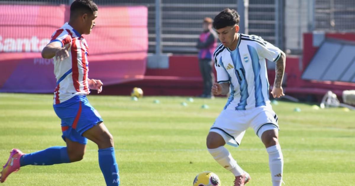 Argentina y Paraguay juegan por los Juegos Suramericanos (Foto-TyC Sports)