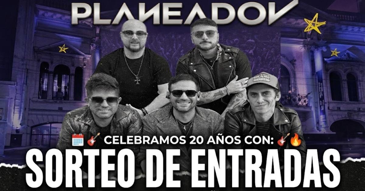 EL LIBERAL sortea entradas para el show de Planeador V en el Teatro 25 de Mayo