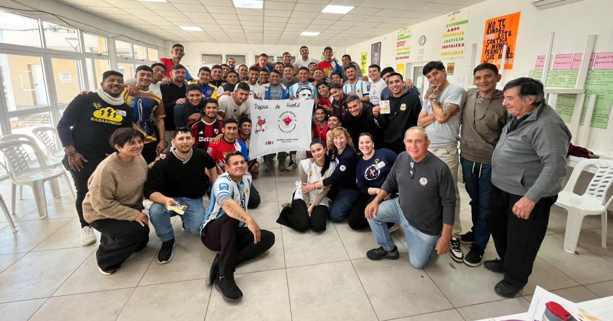 ACTIVIDAD Integrantes de la ONG visitaron a la Familia Grande Hogar de Cristo del barrio Saint Germain