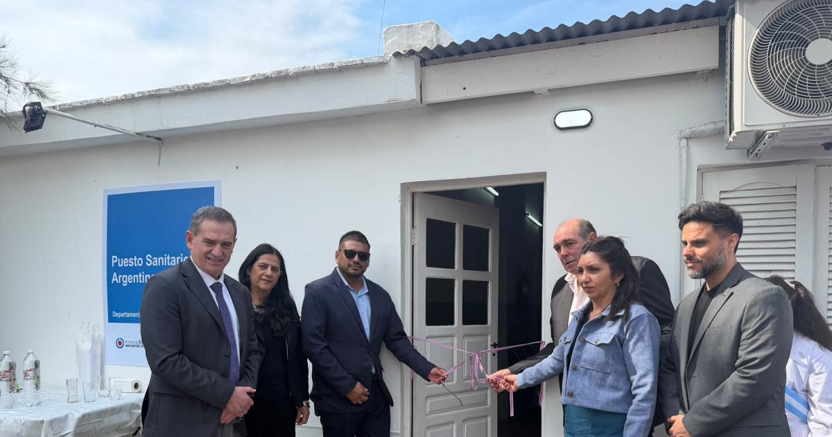 El acto inaugural estuvo encabezado por el director del Hospital Zonal de Pinto Dr Emanuel Olivera