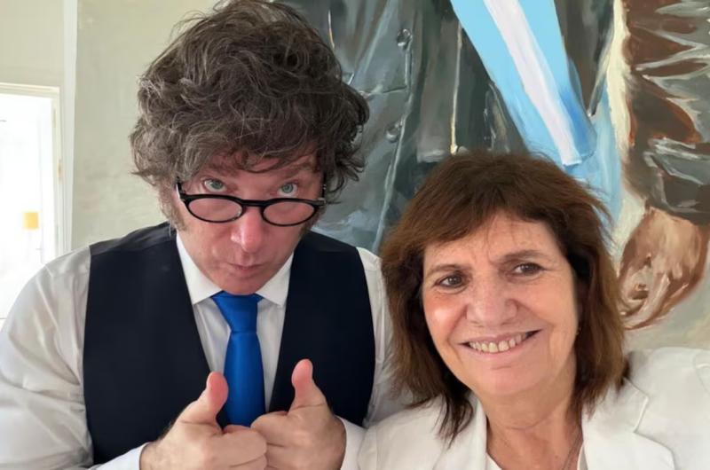 Javier Milei se reencontrar� con Bullrich el lunes en Gabinete tras las tensiones por Discapacidad (Foto- X  @patobullrich)