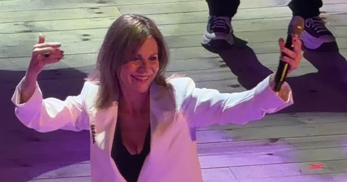 Marcela Morelo brilloacute en el Teatro 25 de Mayo ante una sala llena