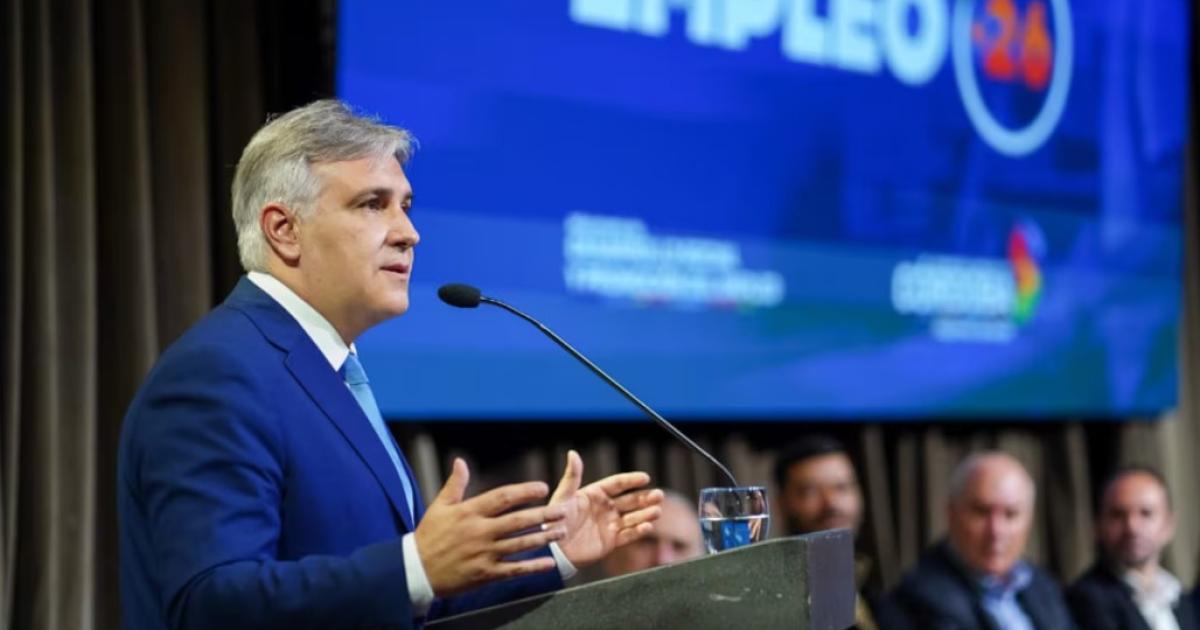 El gobernador de Córdoba Martín Llaryora