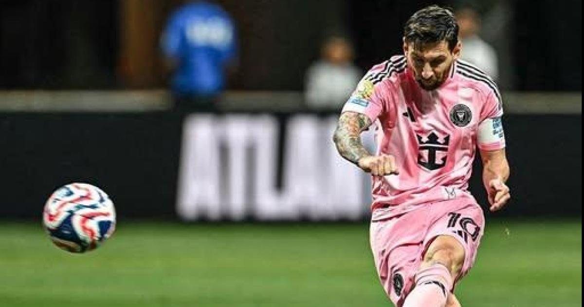 Messi anotoacute para el 2 a 2 de Inter Miami