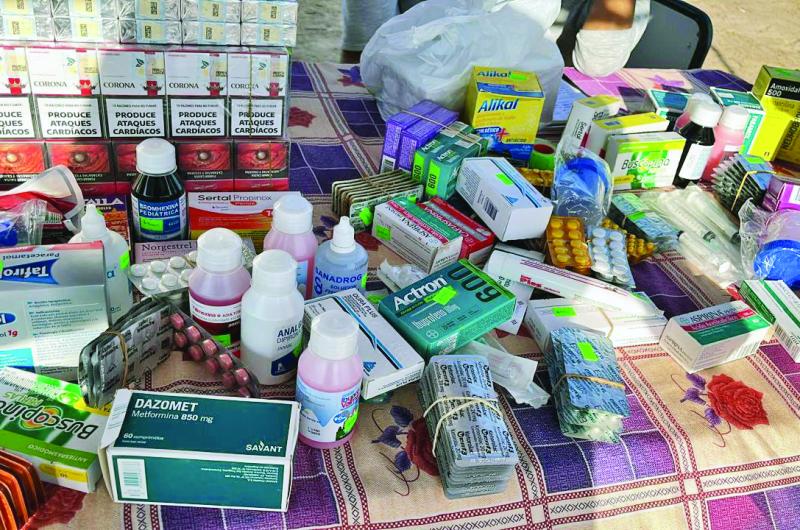 Intervienen por venta ilegal de medicamentos que incluiacutea hasta psicotroacutepicos en una feria barrial