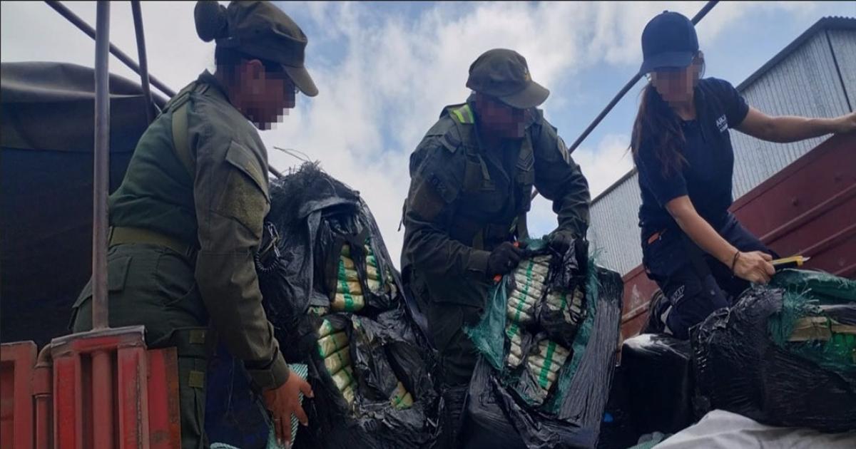 Peaje de Fernaacutendez- gendarmes secuestran 420 kg de hojas de coca valuados en 32510000