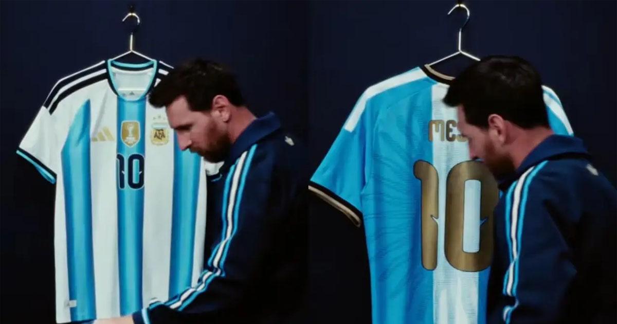 Messi se despediraacute de la Argentina- los detalles de la camiseta especial que usaraacute