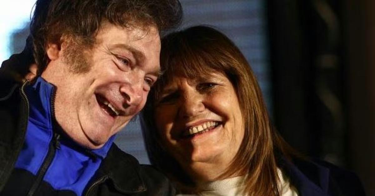Javier Milei junto a Patricia Bullrich - Foto- Minuto Uno