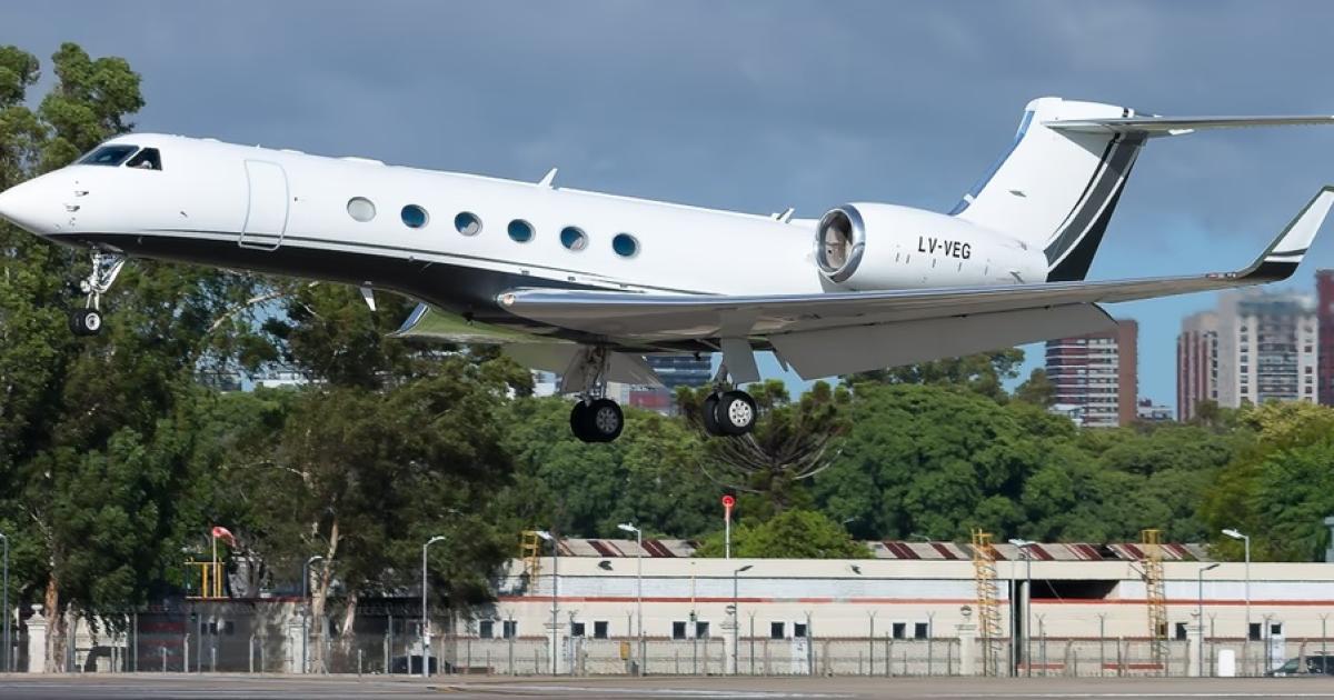 Gulfstream g500 Foto Cristian Ariel Martínez para Fligthradar