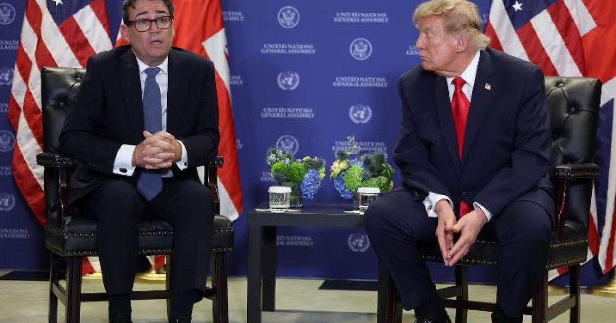 Cumbre diplomaacutetica en la ONU- Trump y el primer ministro britaacutenico hablaron sobre el conflicto por las Islas Malvinas