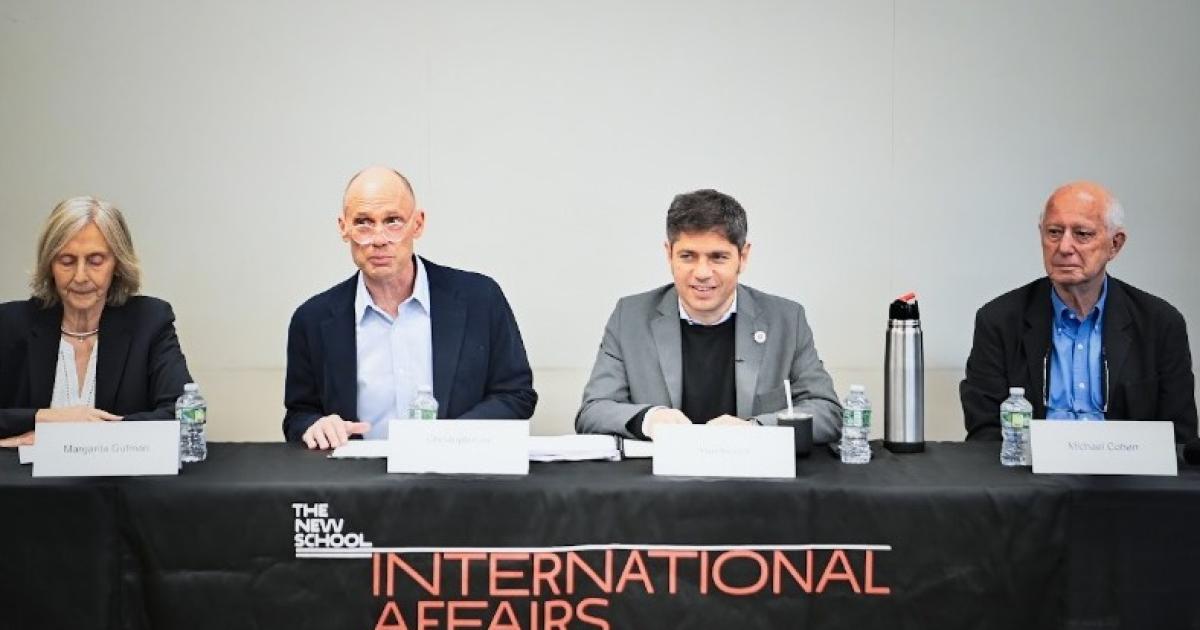 Kicillof participó de una charla sobre el futuro de América latina en Nueva York