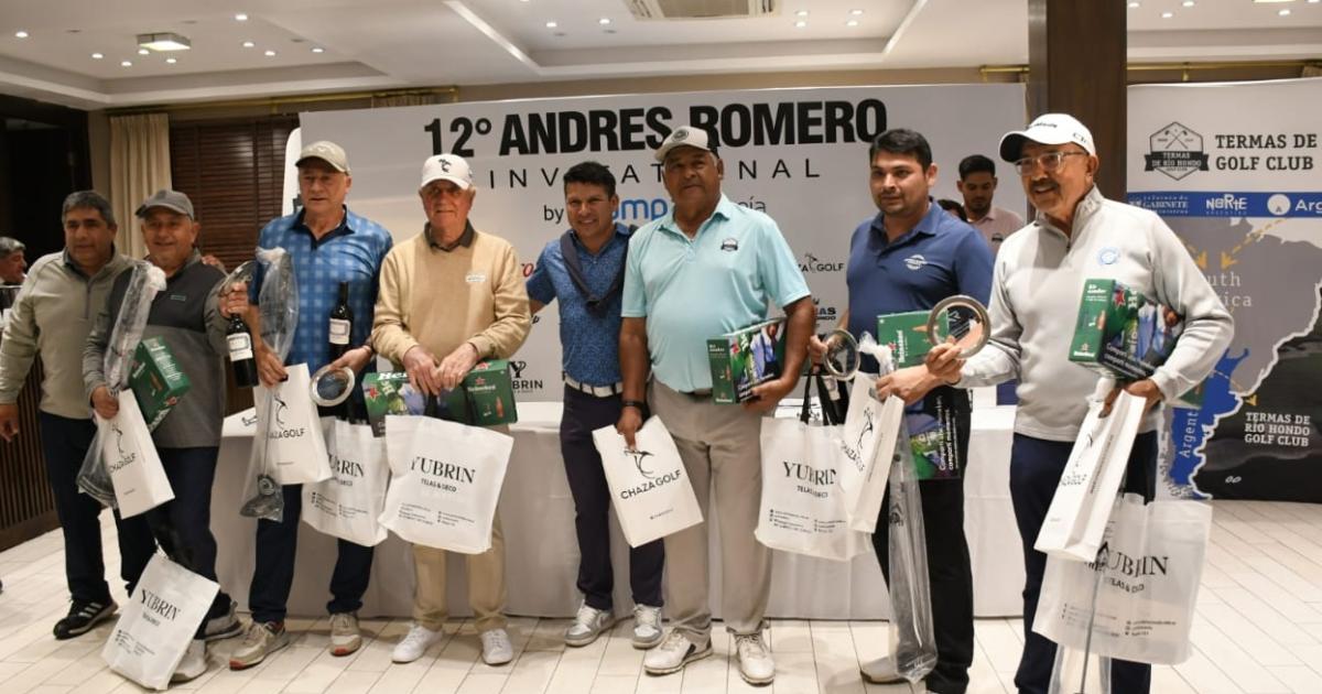 Arrancoacute la 12ordf edicioacuten del Torneo Andreacutes Romero Invitational en el Termas Hondo Golf Club