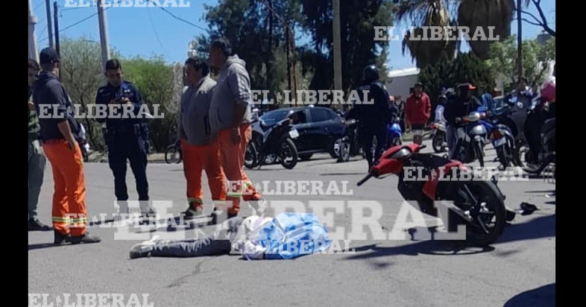 Los efectivos realizaron las pericias de rigor en el lugar (Foto El Liberal)
