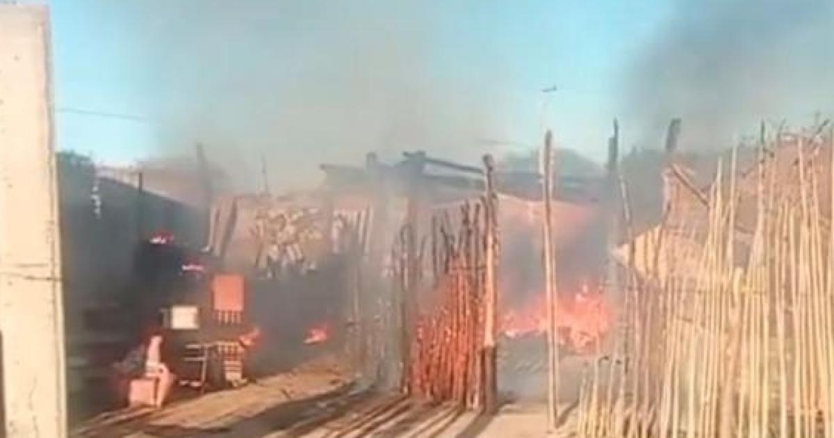Incendio en La Banda Foto- Diario Panorama