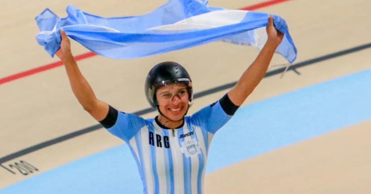 Natalia Vera volvioacute a hacer historia- ganoacute la plata en keirin y sumoacute tres medallas para Argentina