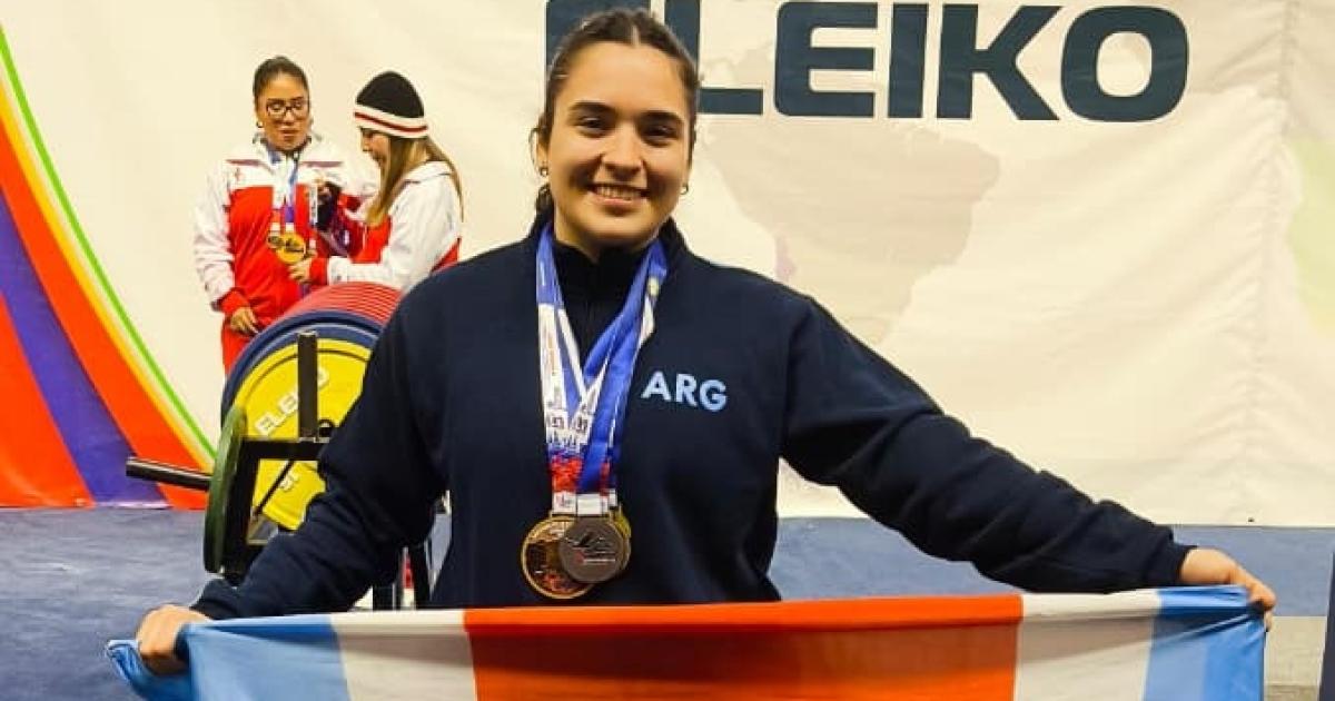 Valentina Bonahora la maacutes fuerte de la Argentina