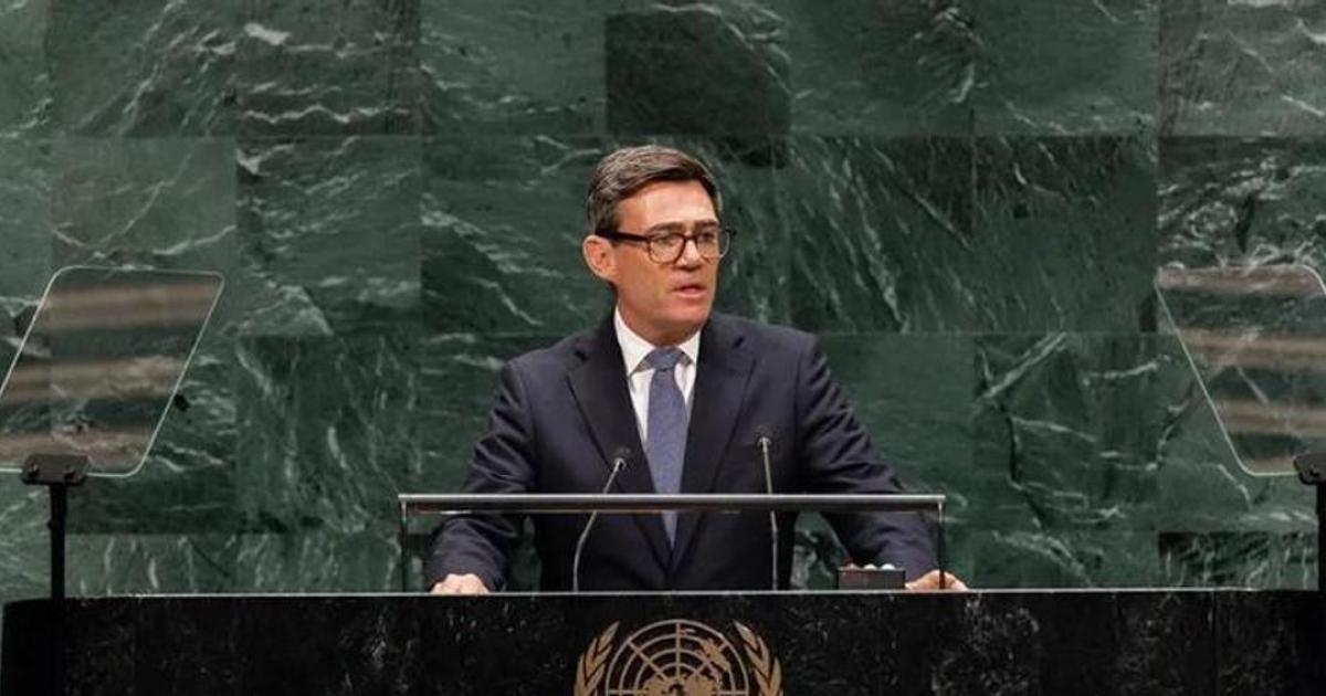 El primer ministro britÃnico Andy Burnham en la cumbre de la ONU (Foto- Google)
