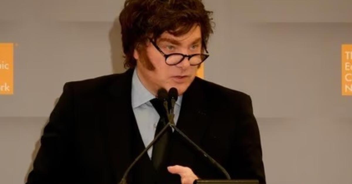 El presidente Javier Milei en Estados Unidos Foto- Noticias Argentinas