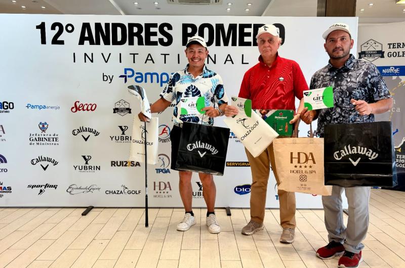 Se completó en las Termas la segunda jornada del torneo de golf andrés romero invitational