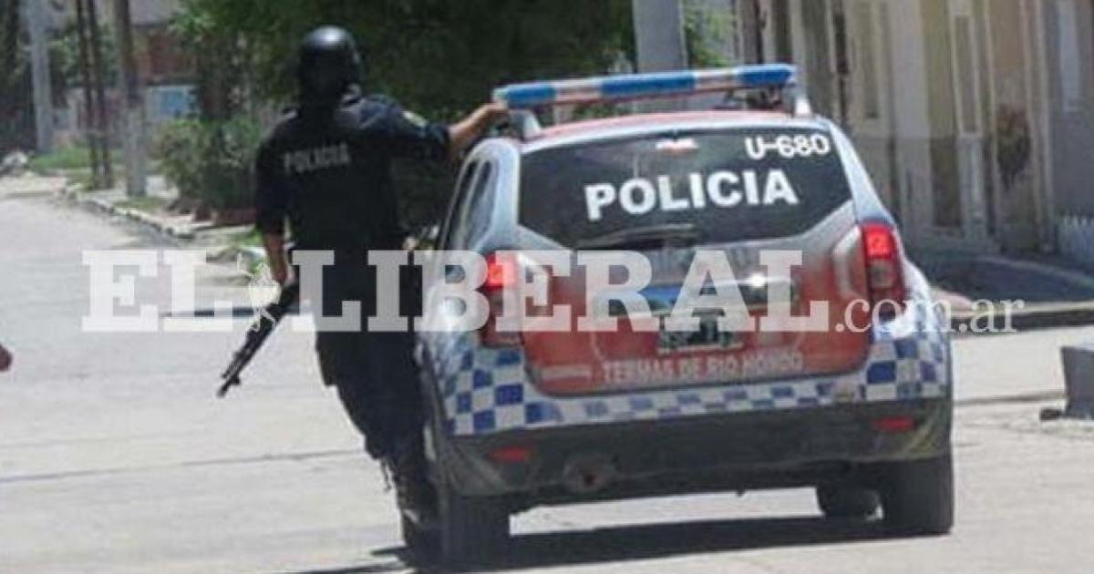 Los uniformados iniciaron las pesquisas del caso (Foto El Liberal)