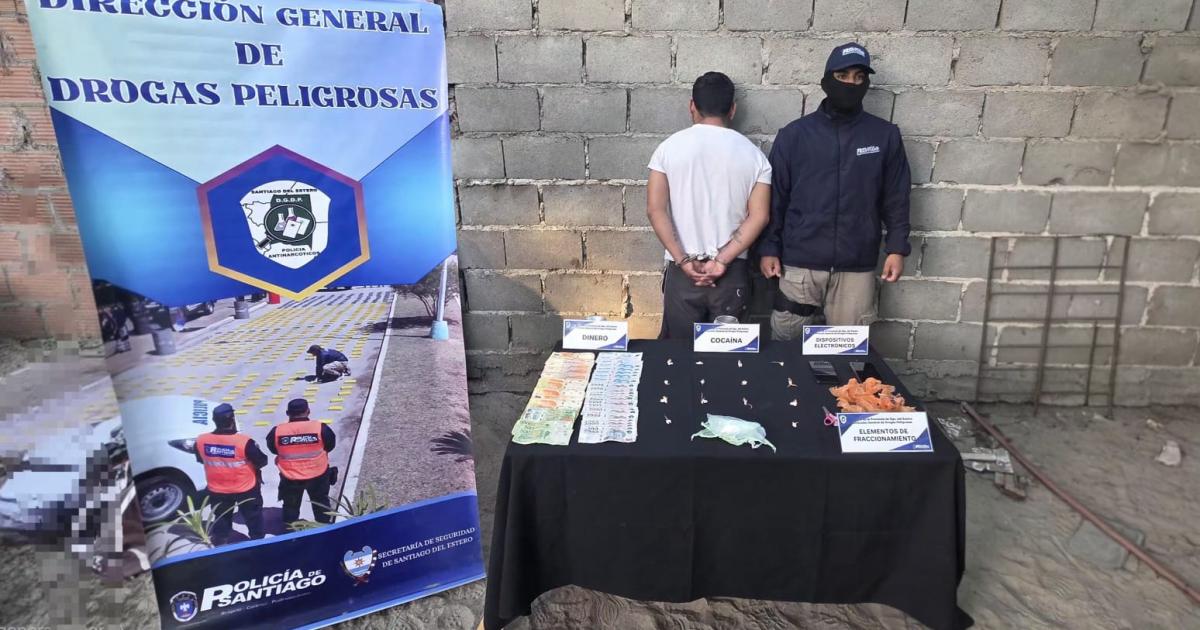 Se secuestraron diversos elementos en el lugar (Foto El Liberal)