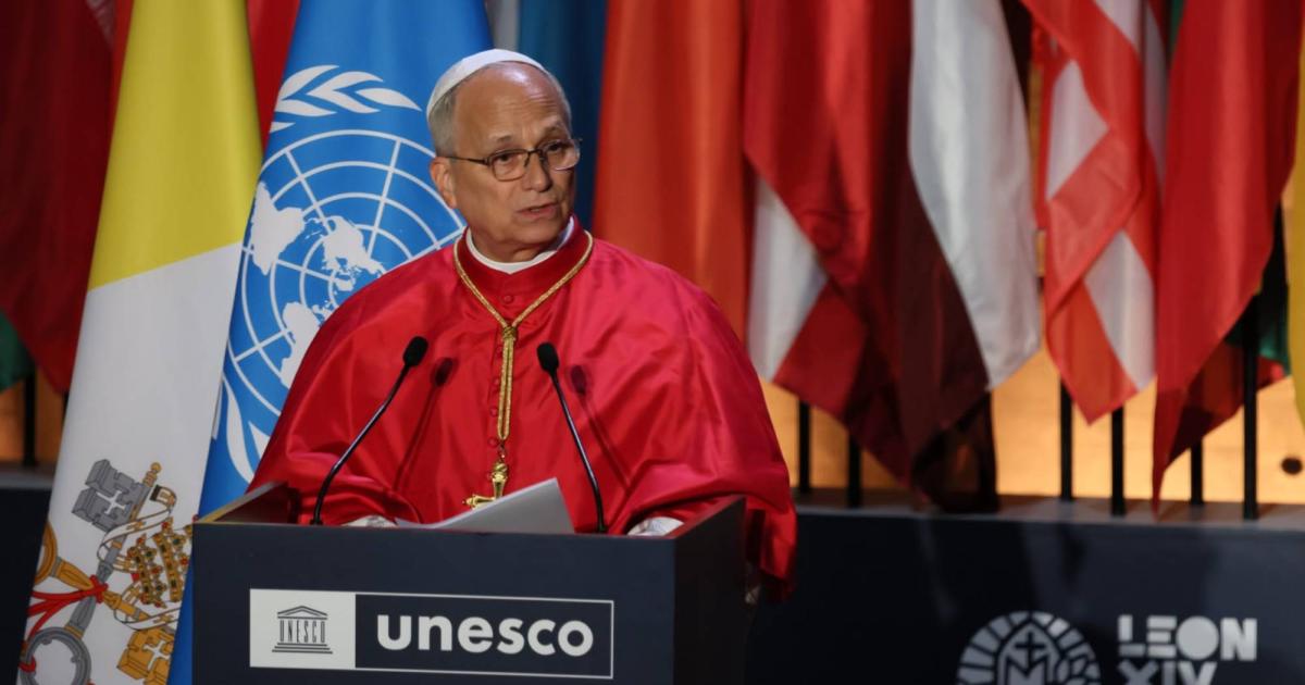 Leoacuten XIV en la UNESCO- La vida es un don no una mercanciacutea