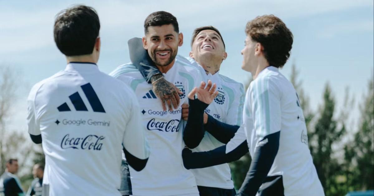 La Selección argentina comienza la parte mÃs exigente de su preparación para el amistoso ante Bolivia (Foto- @Argentina)