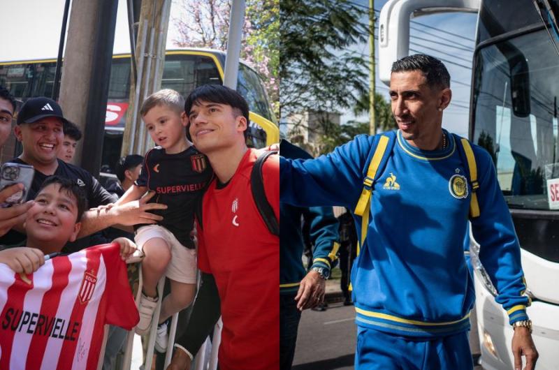 Fotos- X- @EdelpOficial y  @RosarioCentral