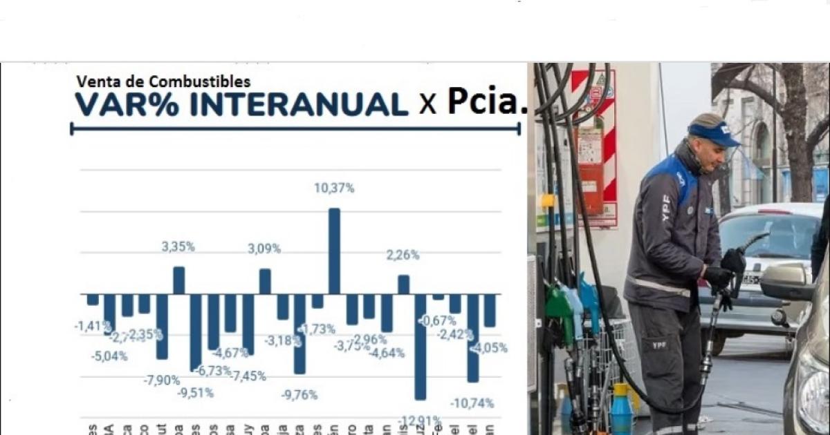 Aumento de la nafta- YPF subioacute un 1-en-porciento- el precio de los combustibles en medio de una caiacuteda del 2-en-porciento- en el consumo