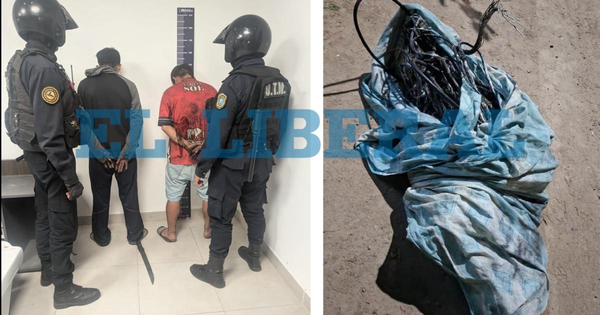 Los sospechosos fueron alojados en la sede policial por orden judicial (Foto El Liberal)
