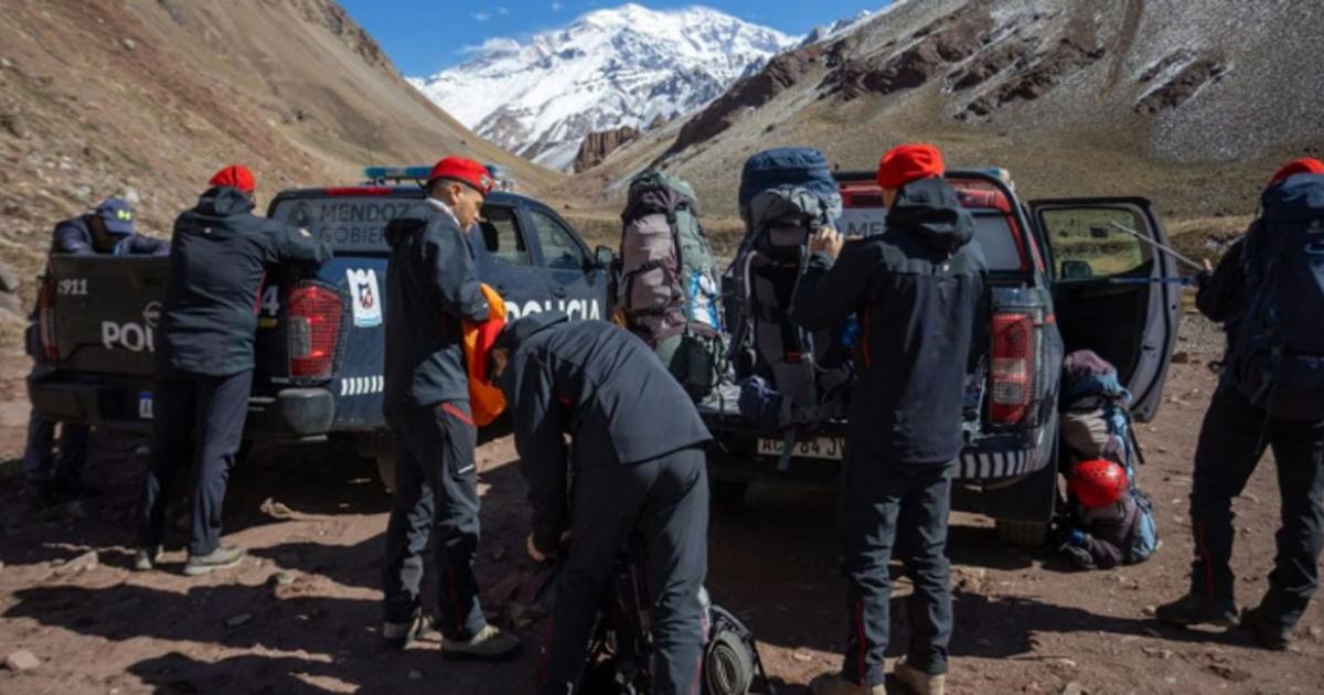 Mendoza- hallaron muerto a un andinista que llevaba cinco diacuteas desaparecido en la montantildea