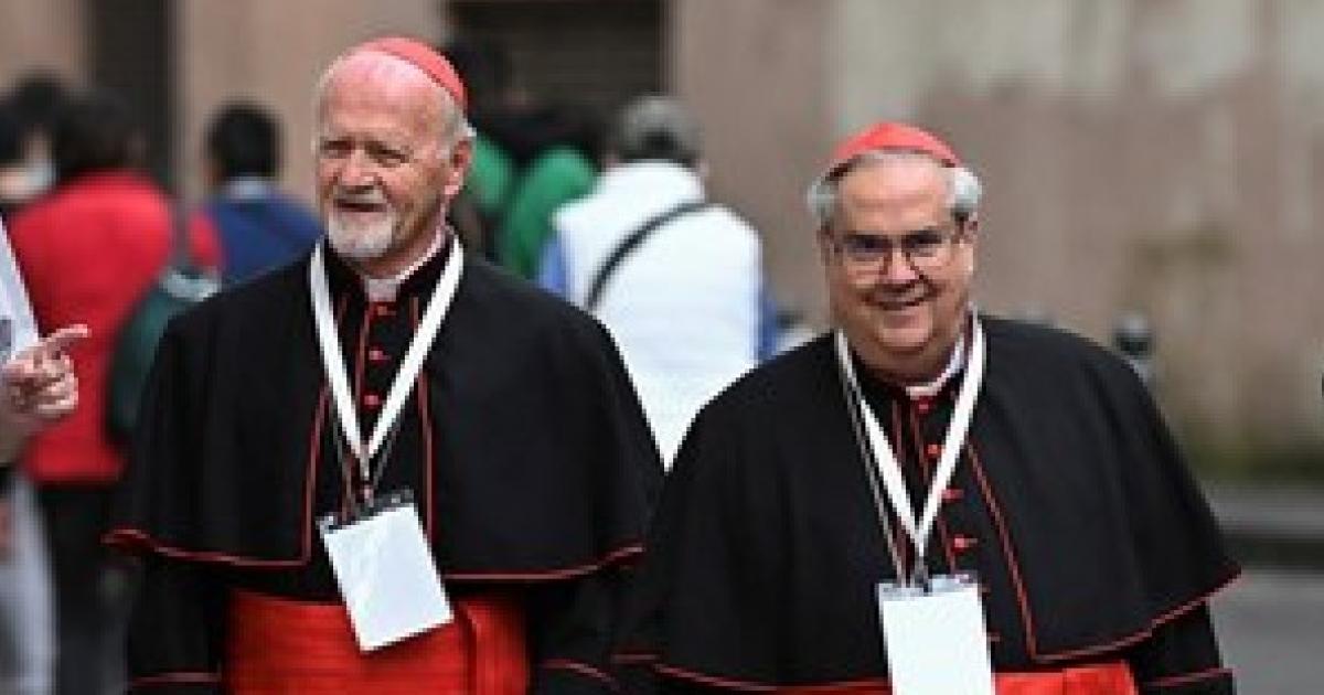 CARDENALES Vicente Bokalic arzobispo de Santiago del Estero primado de la Argentina y Sixto Rossi arzobispo de Córdoba